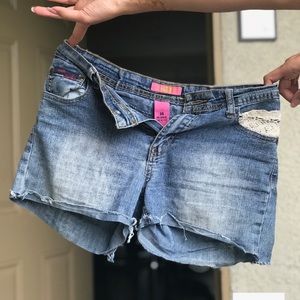 Denim shorts